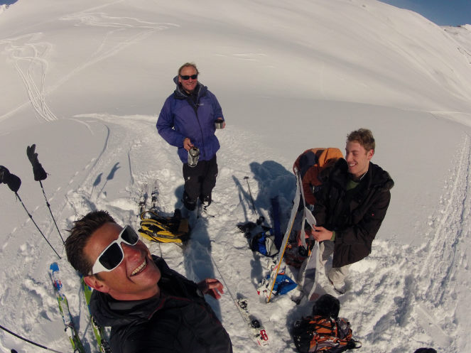 Tea time SKI TOURING IN VAL D'ISERE 1