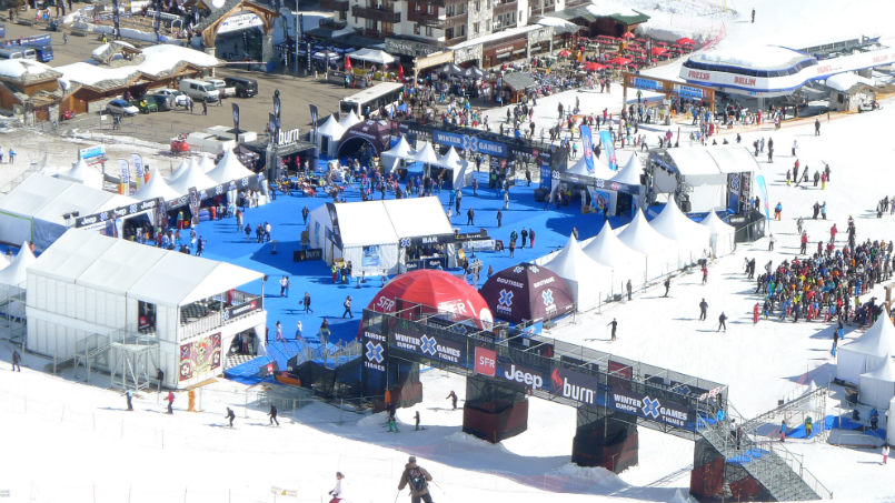 STAND WINTER X GAMES WINTER X GAMES A TIGNES 2