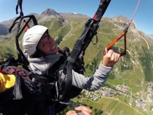 Superbes souvenirs dans les airs, à Val d'Isère. 1