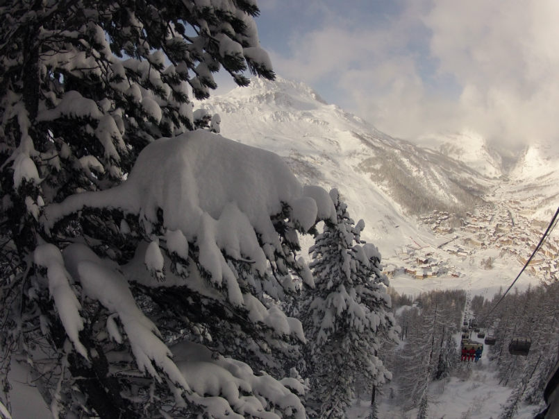 Vue de solaise Thank you Val d'Isère. Sunny day and lots of fresh snow. 6