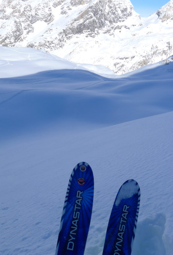 SKI de POUDREUSE à VAL D'ISERE. 1