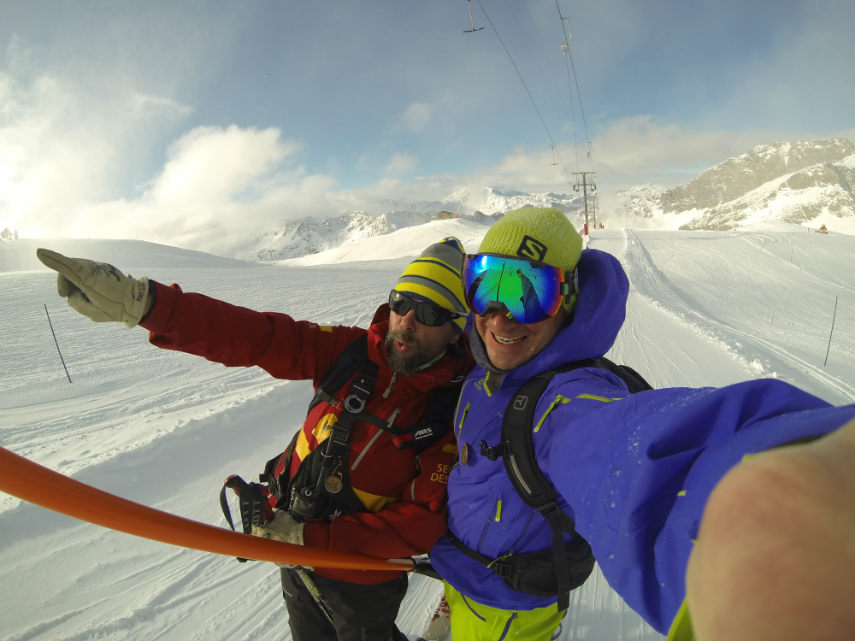 Neige fraiche sur le glacier du Pissaillas. 6