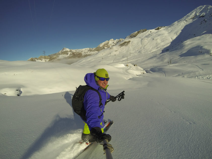 Neige fraiche sur le glacier du Pissaillas. 7