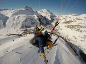 bapteme parapente val d'Isère