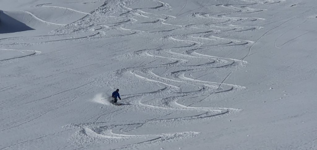 Belles conditions de neige à Val d'Isère. 3