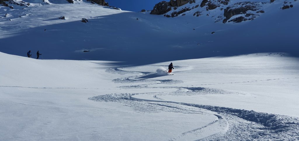 Belles conditions de neige à Val d'Isère. 5