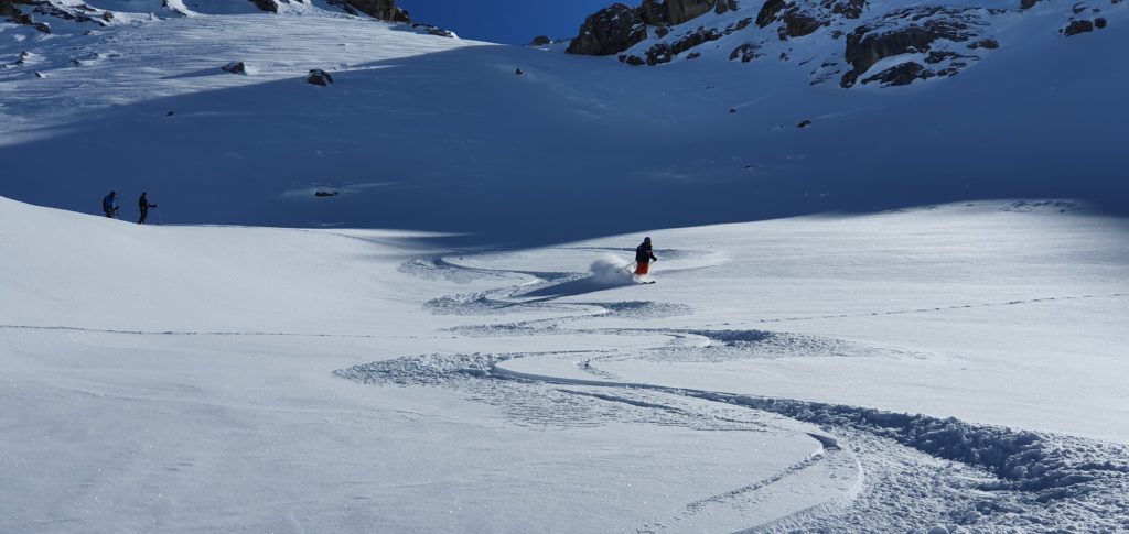 Belles conditions de neige à Val d'Isère. 5