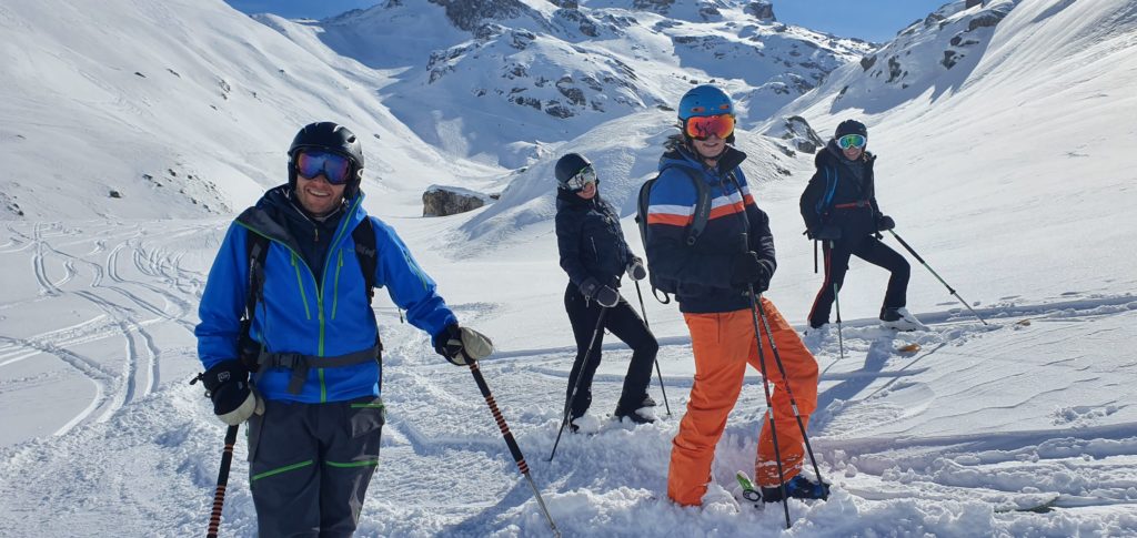 ski hors piste val d'Isère