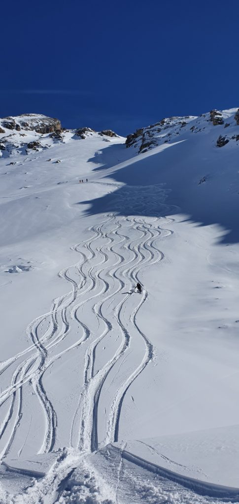 Belles conditions de neige à Val d'Isère. 13