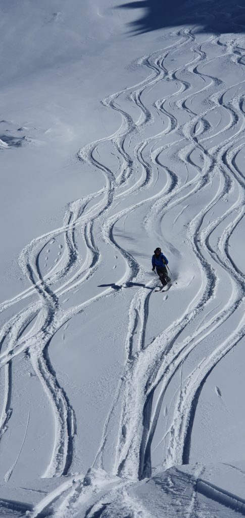 Belles conditions de neige à Val d'Isère. 14