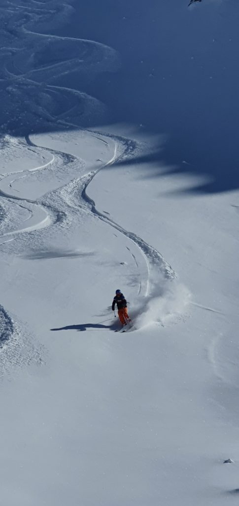 Belles conditions de neige à Val d'Isère. 15