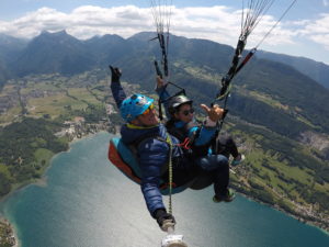 Annecy 2020, parapente au Col de la Forclaz 1